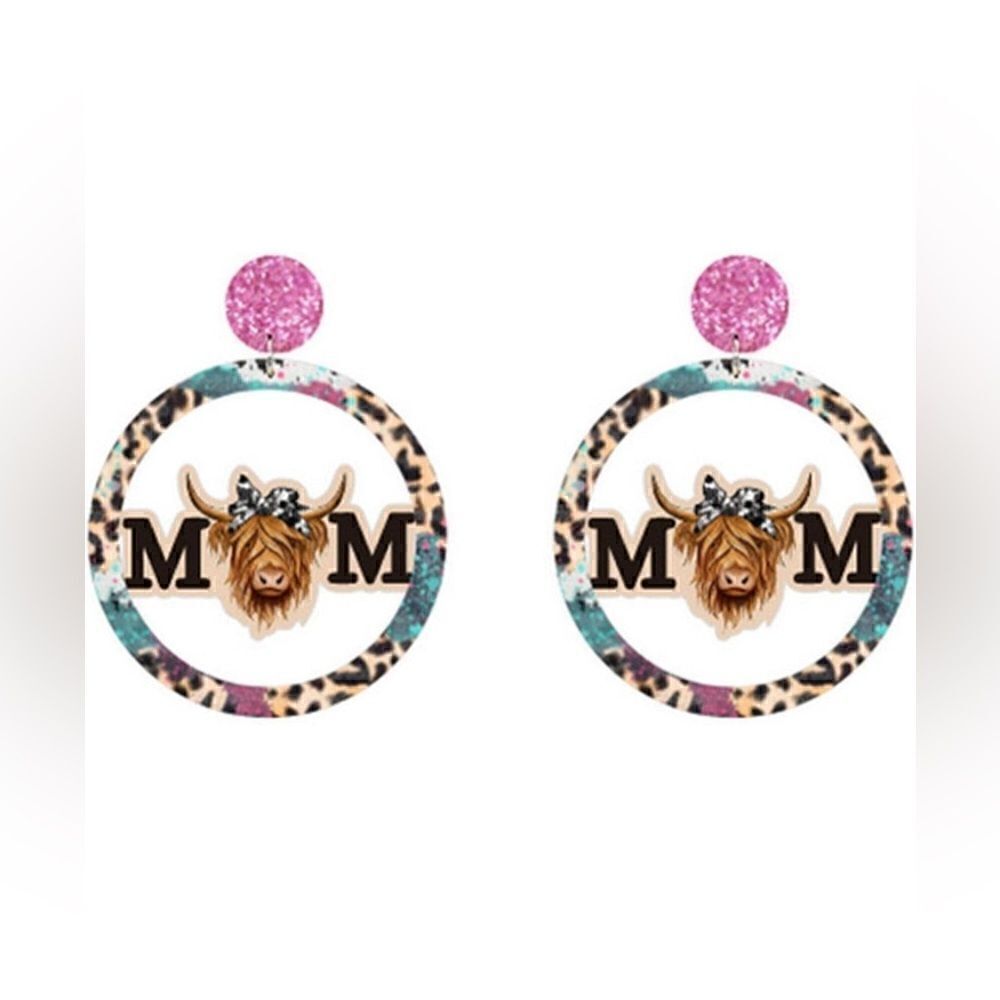 3/ $15 Brand New “Mom” Earrings